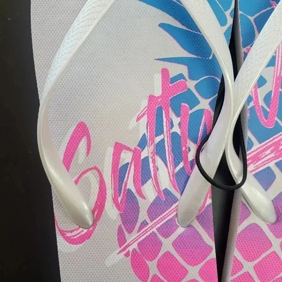 Salty Vibes Flip Flops - Picture 3 of 6